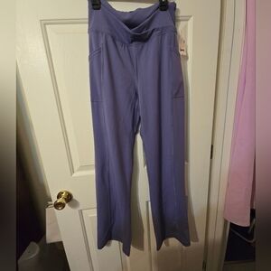Free People Shanti Straight Leg Leggings Purple SIZE MED NWT